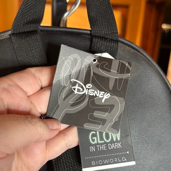 NWT Disney x Bioworld Halloween Glow In The Dark Mickey & Minnie Ghost Backpack - Picture 6 of 6